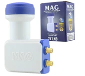 Mag 2 Çıkışlı İkili Çiftli Lnb Elembi Gold Başlıklı-4k Ultra Hd - 4
