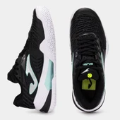 Joma Roland Kadın Siyah Toprak & Sert Kort Tenis Ayakkabısı TROLLS2501AC - 4