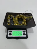 Su Damlası Fosilli Doğal Kaya Damla Kehribar Tesbih 25,45 Gram - 7