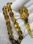 Doğal Kaya Damla Kehribar Tesbih 33lük 20,77 Gram thumbnail 2