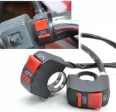 Motosiklet Gidon ON/OFF Düğmesi – Far, Sis Farı, Elektrik Anahtarı, Kolay Montaj - 1