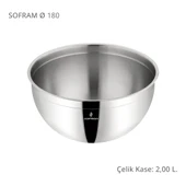 Sofram 18 Cm Çelik Kase 2 Litre - 1