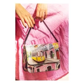 Kadın Vegan Deri Çok Renkli El Çantası - Lisboa Tasarım - 1