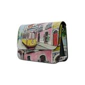 Kadın Vegan Deri Çok Renkli El Çantası - Lisboa Tasarım - 3