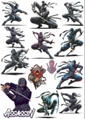 Ninja Sticker Set - 1