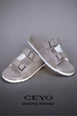 Ceyo 9988-8 Anatomik Taban Kadın Terlik Vizon 36-40 - 1