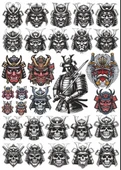 Samurai Sticker Set - 1