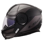 LS2 SCOPE 2 AXIS MAT SİYAH-TITANIUM ÇENE AÇILIR KASK thumbnail 5