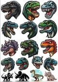 Dinazor Sticker SEt - 1