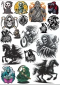 İskelet Sticker Set - 1