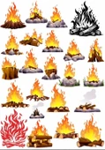 Kamp Ateşi Sticker Set - 1