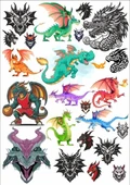 Ejderha Sticker Set - 1