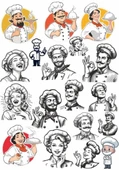 Aşçı Sticker Set - 1