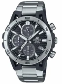Casio EQS-960D-1AVUDF Edifice Solar Çelik Gri Siyah Kadran 10 ATM 45 mm Erkek Kol Saati - 1
