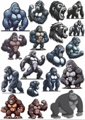 Goril Sticker Set - 1