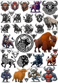 Boğa Sticker Set - 1