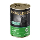 Challenge Kuzu Etli Yetişkin Kedi Konservesi 400 gr - 1