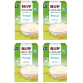 Hipp Organik Pirinçli Tahıl Bazlı 4+ Ay Kaşık Maması 200 gr 4 ADET - 1