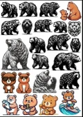 Ayı Sticker Set - 1