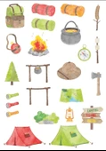 Kamp Sticker Set - 1