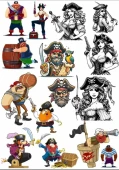 Korsan Sticker Set -1 - 1