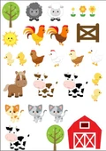 Çiftlik Sticker Set - 1