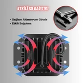 Off Road Led Çalışma ve Tampon Sis Lambası 12-24V Traktör Tır Kamyon ATV Metal Sis Farı 4 ADET - 6