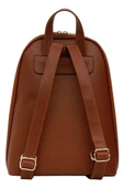 Kadın Vegan Deri Kahverengi Sırt Çantası - Explore Tasarım - 3