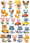 Sevimli Hayvanlar Sticker SEt - 1