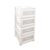 Omnipazar SRL-4001 Delikli Plastik Komidin Mutfak Sebzelik 4 Katlı - 1