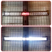 Off-Road Premium Tavan LED Bar 80CM Beyaz Projektör Kırmızı Göz Gündüz Led Metal Gövde 12-24V 1 ADET - 2