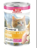 Bio PetActive Nutritive Life Tavuklu Yavru Kedi Konservesi 400 Gr - 1