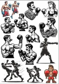 Boksör Sticker Set - 1