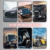 Off Road Led Çalışma ve Tampon Sis Lambası 12-24V Traktör Tır Kamyon ATV Metal Sis Farı 4 ADET - 5