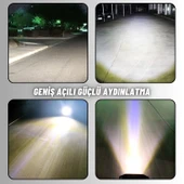 Off Road Led Çalışma ve Tampon Sis Lambası 12-24V Traktör Tır Kamyon ATV Metal Sis Farı 4 ADET - 3