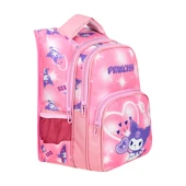 Waddell Pembe Kuromi Desenli İlkokul Çantası Beslenme Çantalı 25404 - 4
