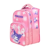 Waddell Pembe Kuromi Desenli İlkokul Çantası Beslenme Çantalı 25404 - 5