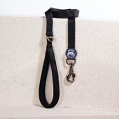 Pawstar Siyah Köpek Gezdirme Kayışı 120 cm x 2 cm - 1