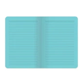 Hisli Şeyler A5 Dikişli 80 yp. Karton Kapak Çizgili Defter - "Işıldıyorum" Mavi / 500640-99 - 2