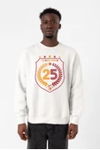 25 Şampiyonluk Yine Biz Beyaz Erkek 2ip Sweatshirt - 1