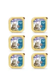 Plaisir Morina Balıklı Pate Kısırlaştırılmış ve Yetişkin Kedi Yaş Maması 100 Gr x 6 Adet - 1