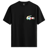 Color Gator - %100 Pamuklu Erkek Siyah Tişört - Premium Quality thumbnail 1