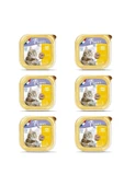 Plaisir Hindi Etli Pate Kısırlaştırılmış ve Yetişkin Kedi Yaş Maması 100 Gr x 6 Adet - 1