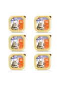 Plaisir Tavuk Etli Pate Kısırlaştırılmış ve Yetişkin Kedi Yaş Maması 100 Gr x 6 Adet - 1