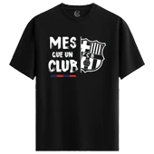 Barça Spirit - %100 Pamuklu Erkek Siyah Tişört - Premium Quality thumbnail 1