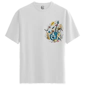 Jazz Vibes - %100 Pamuklu Kadın Beyaz Tişört - Premium Quality thumbnail 1