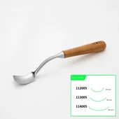 STRYI 113005 Uzun Bükülmüş Derin Oluklu Kuksa ve Kaşık Oyma Iskarpelası 30 mm - 2