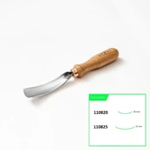 STRYI 110820 Bükülmüş Oluklu Ahşap Oyma Iskarpelası 20 mm - 4