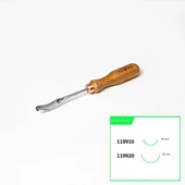 STRYI 119910 Bükülmüş Derin Oluklu Kuksa ve Kaşık Oyma Iskarpelası 10 mm thumbnail 11