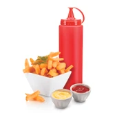 Ketçap Şişesi - 1000ML Dev Boy Kırmızı - 1